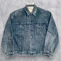90s Levis 先染め ブラック デニムジャケット 75505-0259
