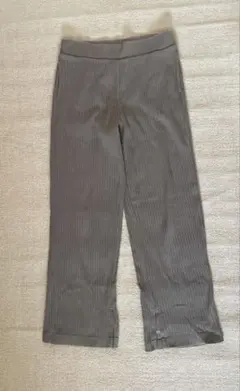 ユニクロ　ワイドリブパンツ　M 訳あり