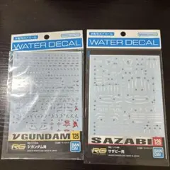 ガンダムデカール RG 1/144 νガンダム サザビー用 2種セット