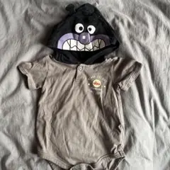 アンパンマン　バイキンマン　ロンパース