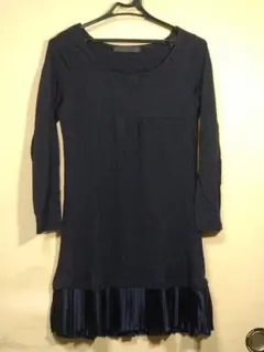 ♥美品♥Ehyphenword gallery/ワンピース/長袖/ネイビー♥