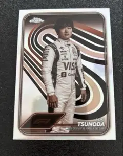 Yuki Tsunoda F1カード 17 topps Chrome