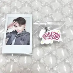 日プ 新世界 タワレコ チェキ風カード 手書きアクリルチャーム 神元理丘 セット