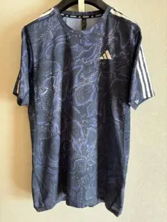 adidas ランニング トップス ダークブルー/パープル