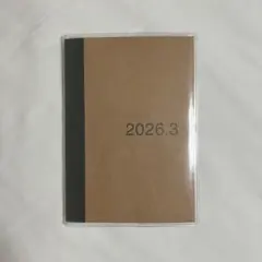 無印良品 日曜始まりマンスリースケジュール帳・２０２６年３月始まりのサムネイル