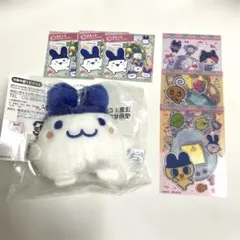 たまごっちChibiぬいぐるみ みみっち たまラボステッカー ノベルティ