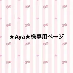 ★Aya★様専用ページ
