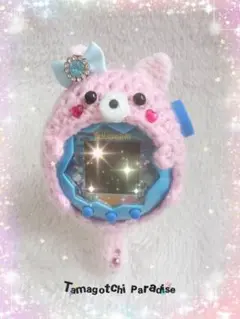 たまごっちパラダイスカバー　ケース　ケーキ　ねこ