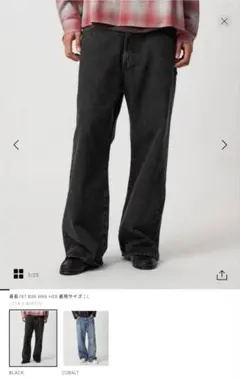 ＜H＞デニムフレア 5P パンツ 3のサムネイル