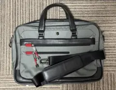 Victorinox ビクトリノックス　ビジネスバッグ　グレー　ランヤードおまけのサムネイル