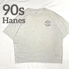 90s 袖シングル 裾ダブル ステッチ Tシャツ ヘンリーネック