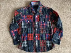 ミキハウス　チェックシャツ　120