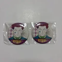 HUNTER×HUNTER ヴィンテージシリーズ缶バッジ　ヒソカ　ヴィンテージ