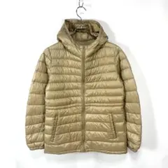 UNIQLO ウルトラライトダウンジャケット フード付き ベージュ Mのサムネイル