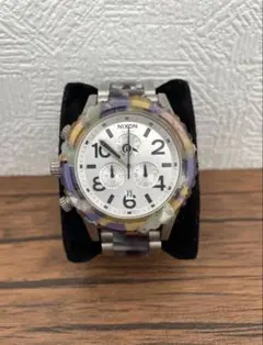 ニクソン] NIXON 腕時計 42-20 CHRONO: SILVER - メルカリ