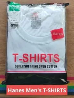 Hanes ホワイト Tシャツ 3枚組 Lサイズ 丸首