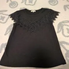 Seraph 黒 Tシャツ サイズ120 レース装飾