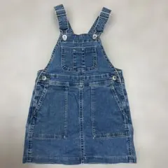 ユニクロ GIRLS デニムジャンパースカート