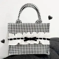 JILTU petit frill tote bag - メルカリ
