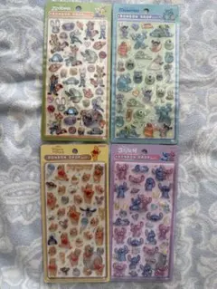 【正規品】ディズニー ボンボンドロップシール4種セット