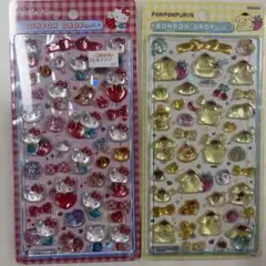 正規品　第二弾　サンリオ　ボンボンドロップシール　ポムポムプリン　キティのサムネイル