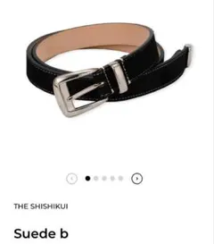 シシクイ　SHISHIKUI ベルト　ブラック　Sサイズ BELT / BLACK – SHISHIKUI