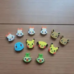 未使用品　ポケモンキャラクター ミニ消しゴム 12個セット