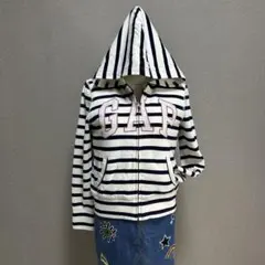 日*人様 レア 美品 ギャップ ジップパーカー デカロゴ Y2K 平成ギャル グ