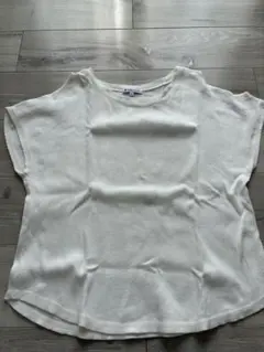 GLOBAL WORK オープンショルダー ホワイト Tシャツ M