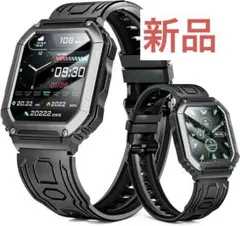 新品⭐️スマートウォッチ⭐️大画面 耐衝撃 キズ防止 Bluetooth5.3通話