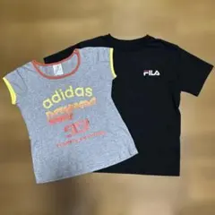 adidas/FILA プリントTシャツセット