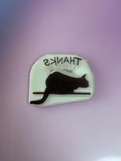 ★ハンドメイド 消しゴムはんこ ありがとう thankyou 猫