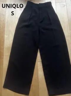 タック ワイドパンツ