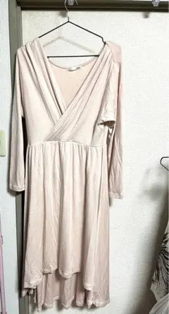 ジェラートピケ　ピンク　ワンピース　ワンピ　ルームウェア　パジャマ　ジェラピケ