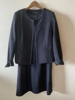 シューラルー　セレモニー（ワンピース+ジャケットセット）　ネイビー　Lサイズ