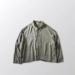 Sale✨Chaos 名品 リネンヘリンボンジャケット】カーキ未使用 真夏OK 