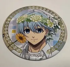 ブルーロック 氷織羊 flower crown 箔押し 缶バッジ