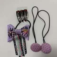 데몬 슬레이어: 키메츠 노 야이바 헤어 엘라스틱 세트