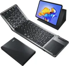 EWIN 折りたたみキーボード bluetooth パット付ワイヤレスキーボード
