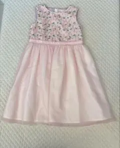 組曲　花柄　刺繍　ワンピース　ドレス　フォーマル　発表会　130