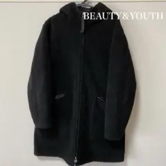 最終値下げ！12/26で出品停止 BEAUTY&YOUTH ボアコート ブラック