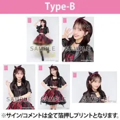 AKB48 向井地美音 卒業記念生写真 Type-B 5枚セットのサムネイル