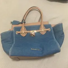 Samantha Vegaサマンサベガ デニム生地 ハンドバック ブルー