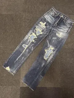 BURGUS PLUS ダメージ加工 デニムパンツ 上野ヒノヤのサムネイル