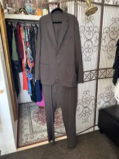 ブラウン スーツ セットアップ