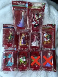 Disney Christmas 2025 オーナメントくじ8体セット