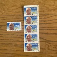 William F. Piper 40セント切手と日本・アメリカ20円切手セット - メルカリ
