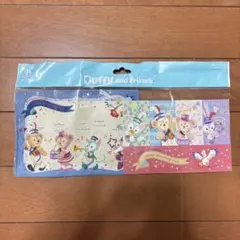 【新品未開封】ディズニー ダッフィー マーチング ポストカード クリアフォルダー