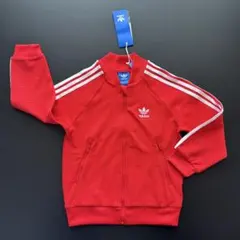 新品 adidas Originals トラックジャケット レッド/100cm