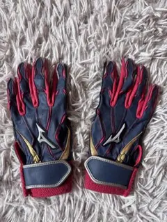 Mizuno Pro バッティング用手袋 松井秀喜モデル 黒/赤/金 - メルカリ